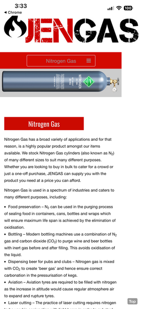 Industrial & Commercial Welding / Cutting and Hospitality Gas Distributor