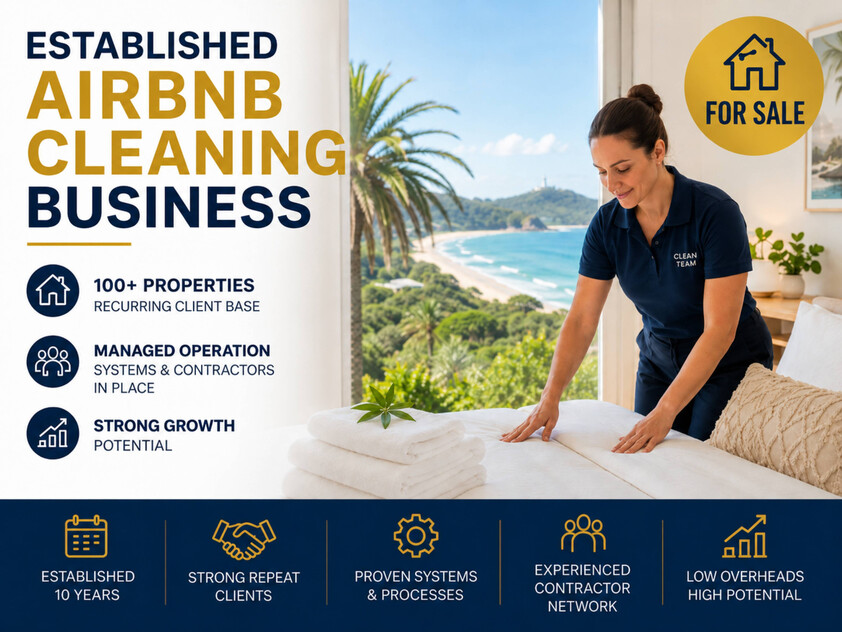 Established Airbnb Cleaning Business | 100+ Properties | Remote Operation