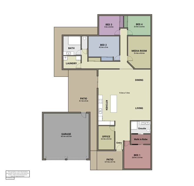 SPACIOUS FAMILY LIVING ON A GRAND 1,345m² RESIDENTIAL BLOCK floor plan