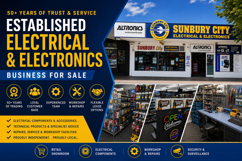 Established Electronics Retail Business | 50+ Years of Trading