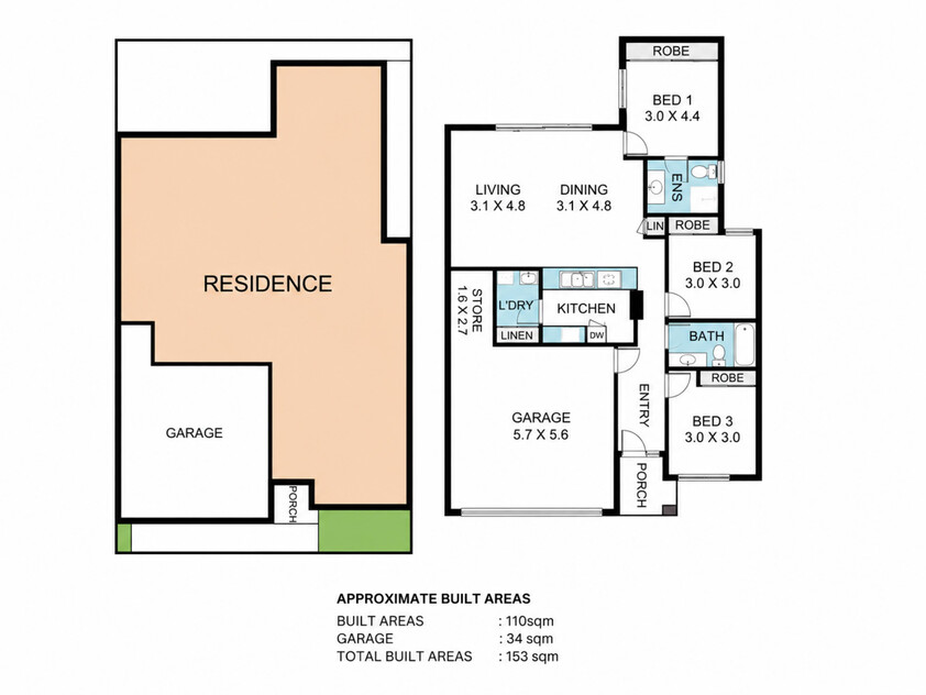 Modern, Low-Maintenance Living in a Convenient Lifestyle Location floor plan