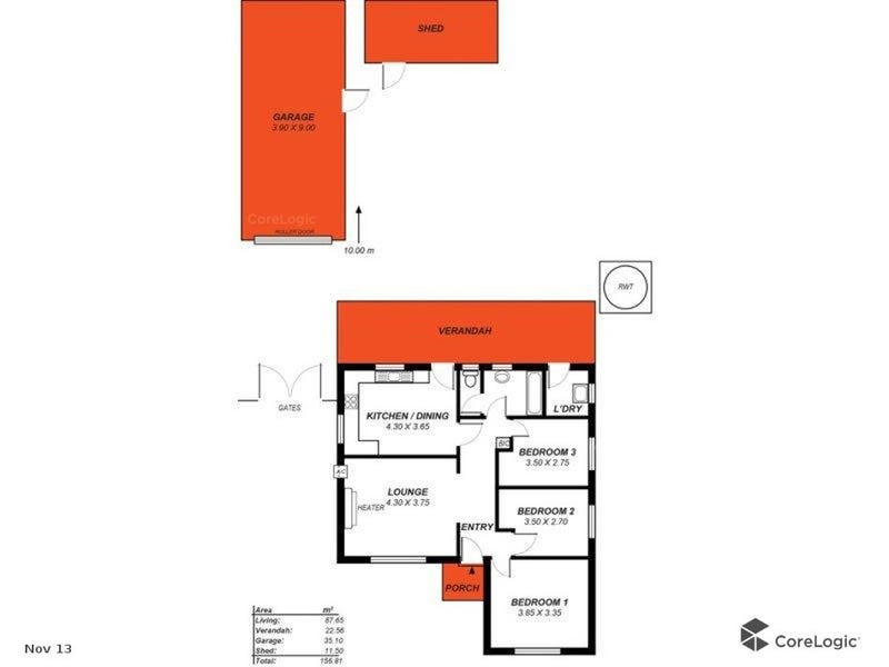 Three Bed Rooms with Big Backyard House is Available now floor plan