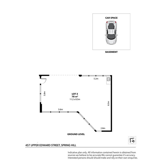 Prime Ground Floor Commercial Space | CBD Fringe Position with Excellent Exposure floor plan