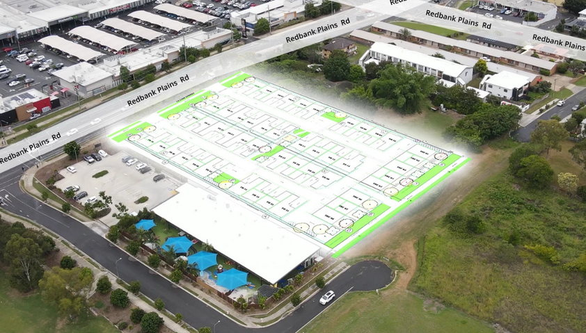 7,168m²* DA Approved site directly Opposite Town Square and next to a childcare