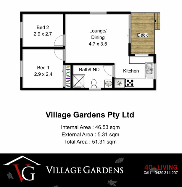 NO BOND... NO LOCK IN LEASE/CONTRACT... 40+ Living floor plan