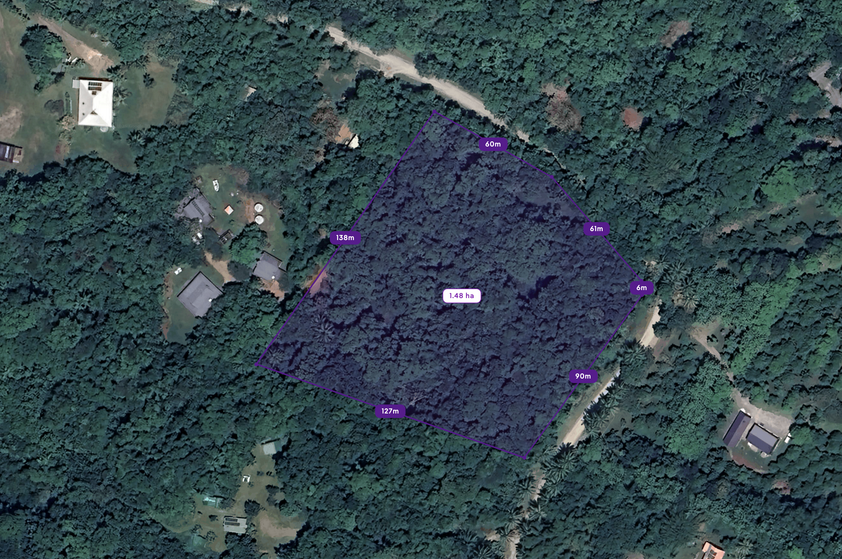 Rare Elevated 1.48ha Rainforest Acreage Privacy, Access & Location