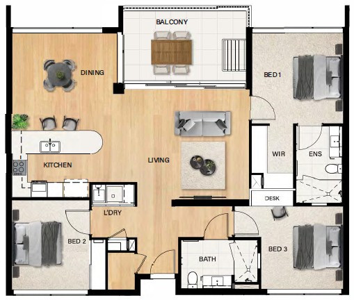 BARINGA VIEWS - Freehold Residential Resort Baringa | Aura Estate | Sunshine Coast floor plan
