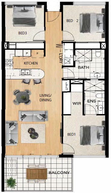 BARINGA VIEWS - Freehold Residential Resort Baringa | Aura Estate | Sunshine Coast floor plan