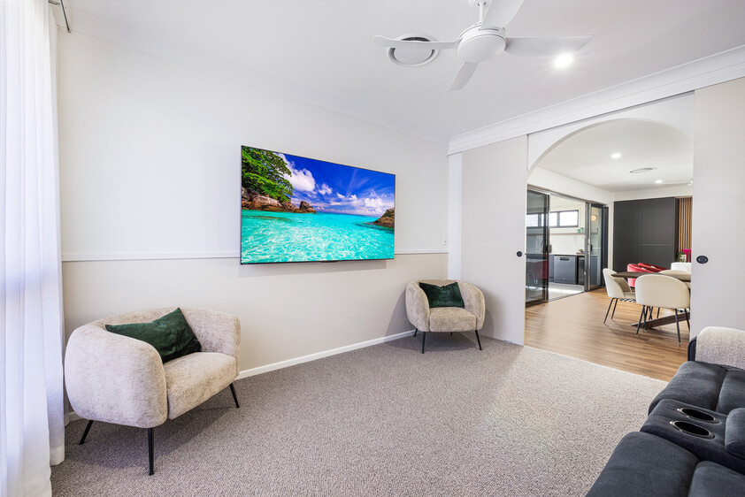 Architecturally Designed Coastal Luxury with Premium Entertaining & Massive Powered Shed