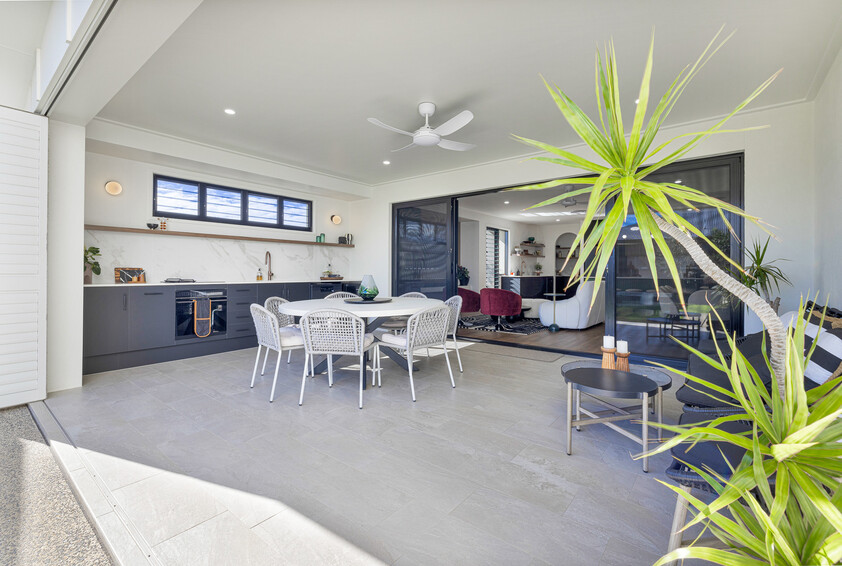 Architecturally Designed Coastal Luxury with Premium Entertaining & Massive Powered Shed