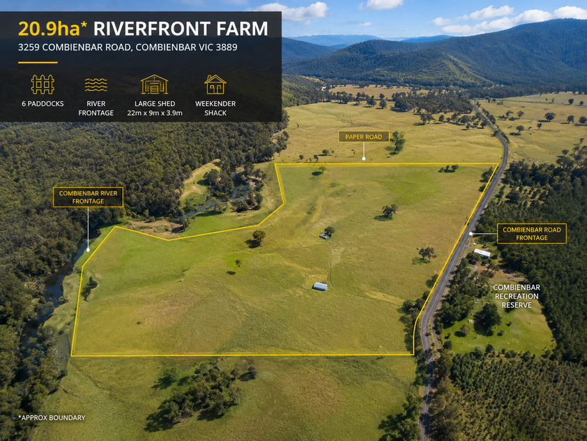 20.9ha Riverfront Farm with Quality Infrastructure & Livestock