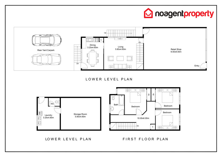 Spacious 3 BR Residence in Prime Balwyn North Shopping Precinct + Option for a Commercial Premises floor plan