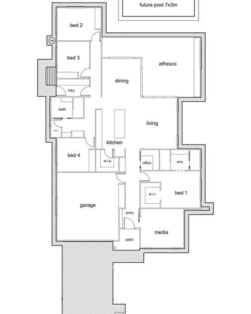 Brand-New Architecturally Designed Luxury in Prestigious Brookfield Estate floor plan