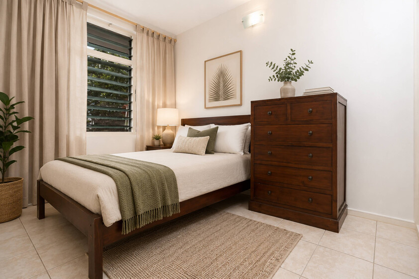 Live by the Sea Stylish Ground Floor Living with a Private Tropical Courtyard