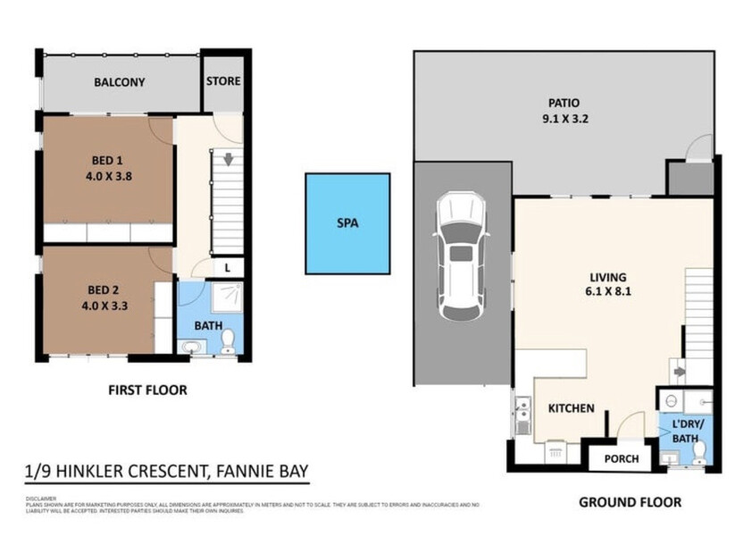 Fantastic Fannie Bay Townhouse with Own Plunge Pool floor plan
