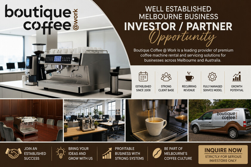 Business Partner Opportunity in Melbourne’s Workplace Coffee Market