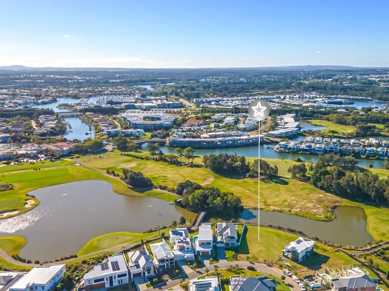 Design Your Dream Golf Course Residence | 846m² North-Facing Land in Hope Island Resort