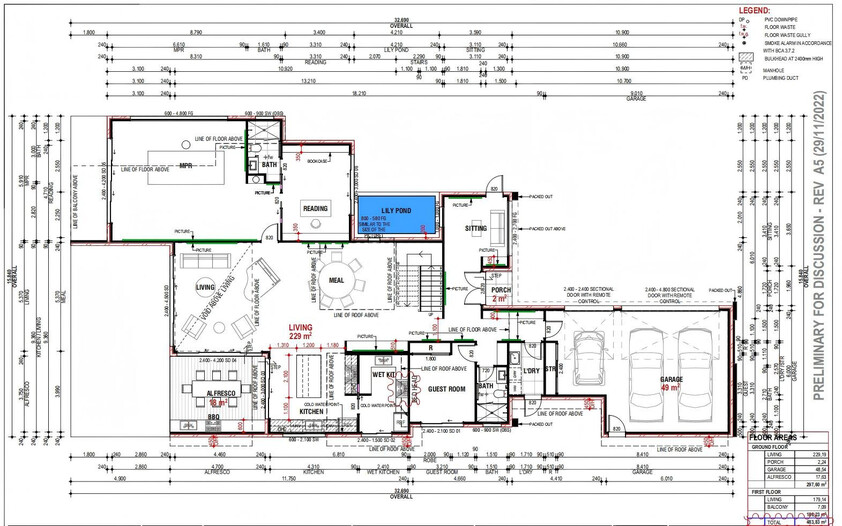 Design Your Dream Golf Course Residence | 846m² North-Facing Land in Hope Island Resort floor plan