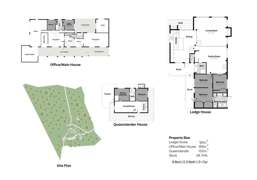 66 Acre Freehold with 3 Dwellings floor plan