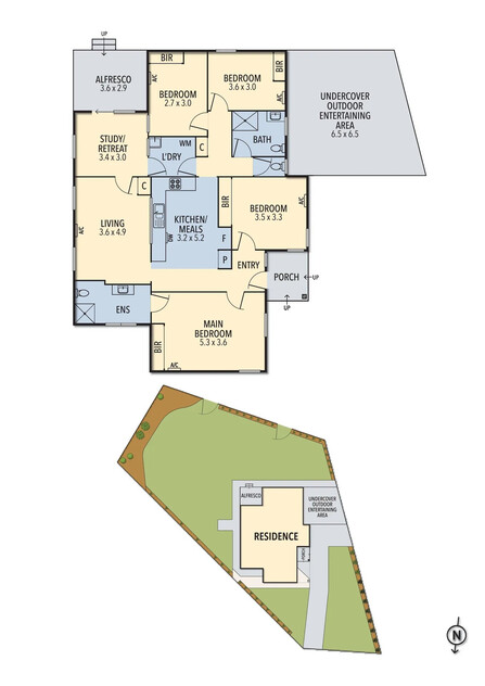 Space to Spread Out — 4 Bedroom Home on a Huge 852m² Block with Room for 4 Cars floor plan