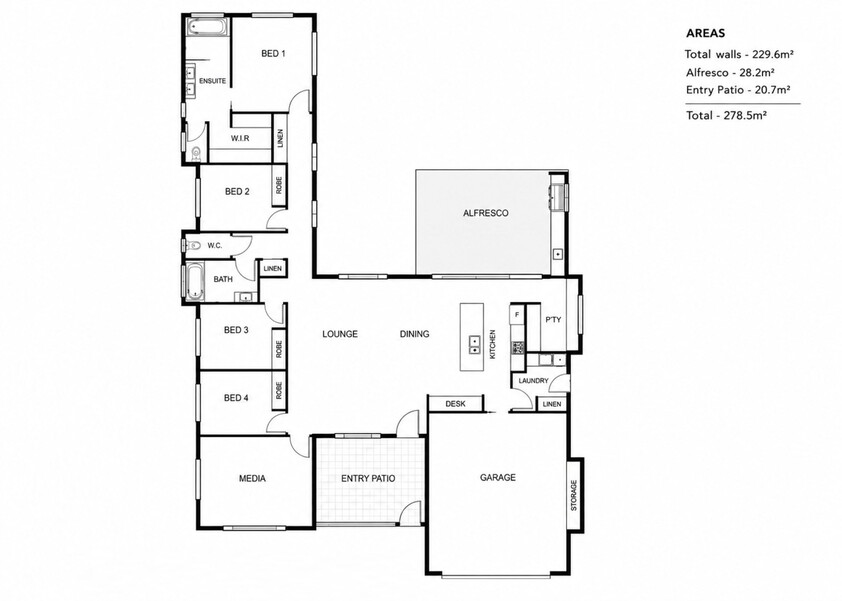 Brand-New Home on 865m² Premium Family Living in Brookfield Estate floor plan