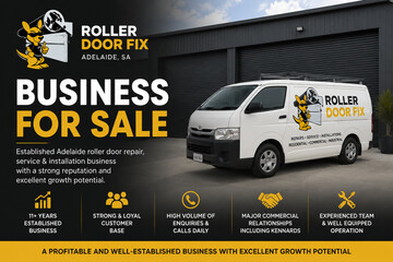 Established & Profitable Roller Door Repair, Service & Installation Business