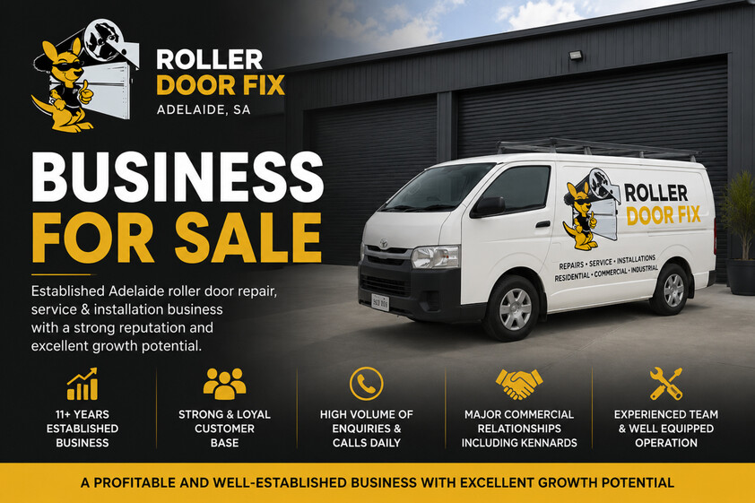 Established & Profitable Roller Door Repair, Service & Installation Business