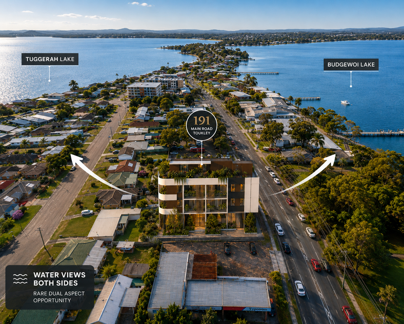 Exceptional DA-Approved Development Opportunity with Panoramic Water Views