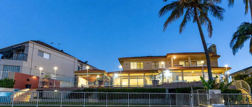 Rare North-to-Water Benowa Waters Residence with 32.1m Frontage & Modern Private Pontoon