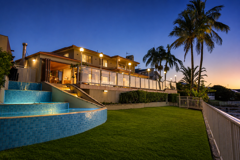 Rare North-to-Water Benowa Waters Residence with 32.1m Frontage & Modern Private Pontoon