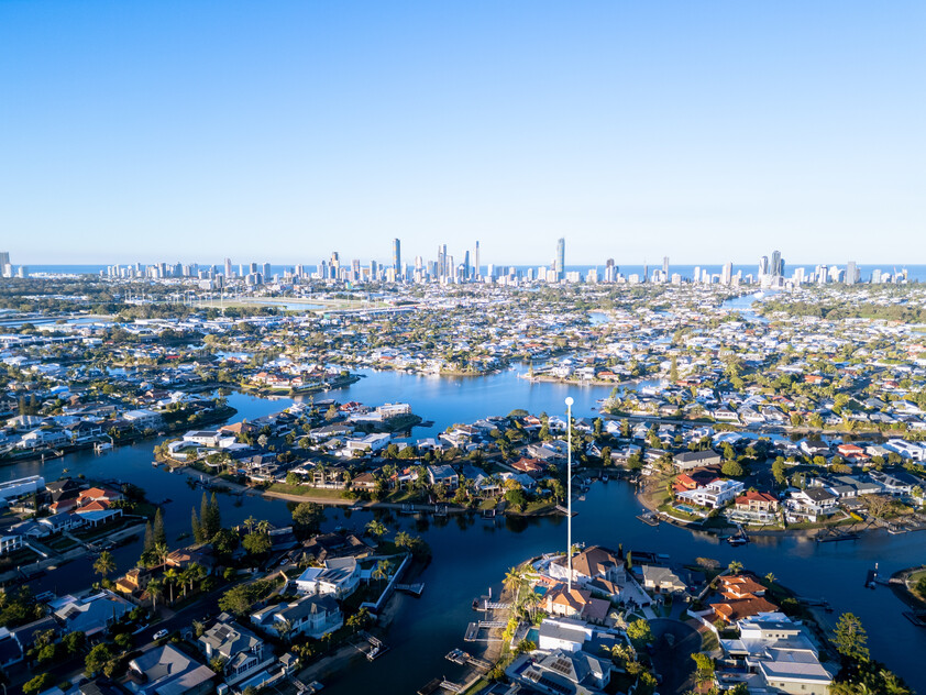 Rare North-to-Water Benowa Waters Residence with 32.1m Frontage & Modern Private Pontoon