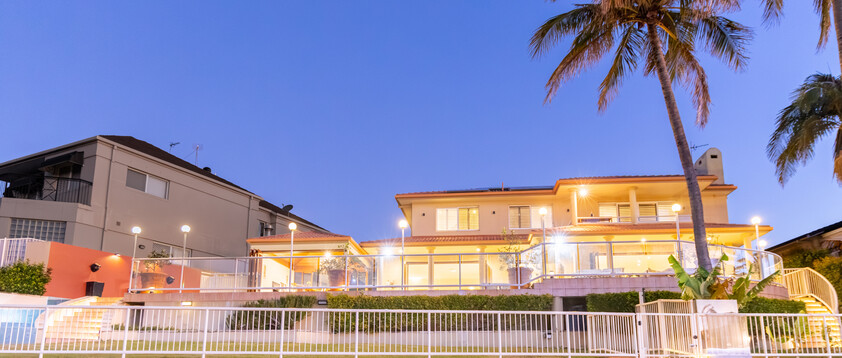 Rare North-to-Water Benowa Waters Residence with 32.1m Frontage & Modern Private Pontoon