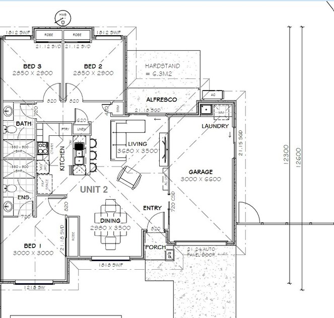 3 Bedroom Duplex for rent. available now floor plan