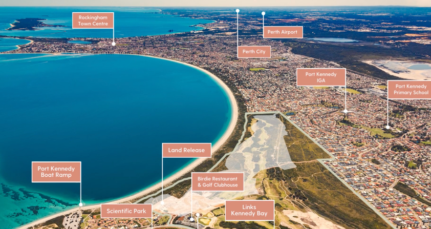 Port Kennedy Coastal Land | Rare Corner Lot in Kennedy Bay with Titles Ready Elevated Ocean Views Potential