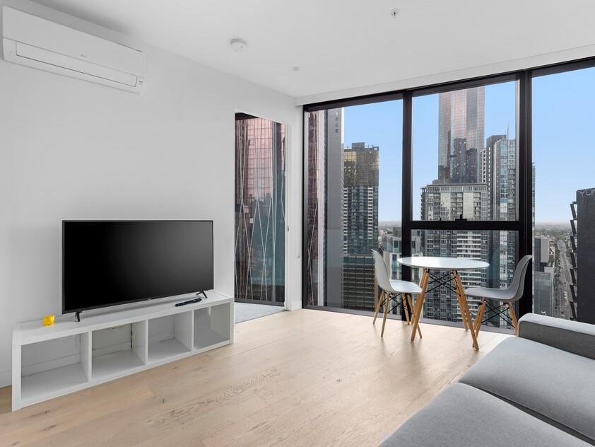 Fully Furnished Luxury 2 bedrooms 1 bathroom Aurora Apartment on 32nd Floor