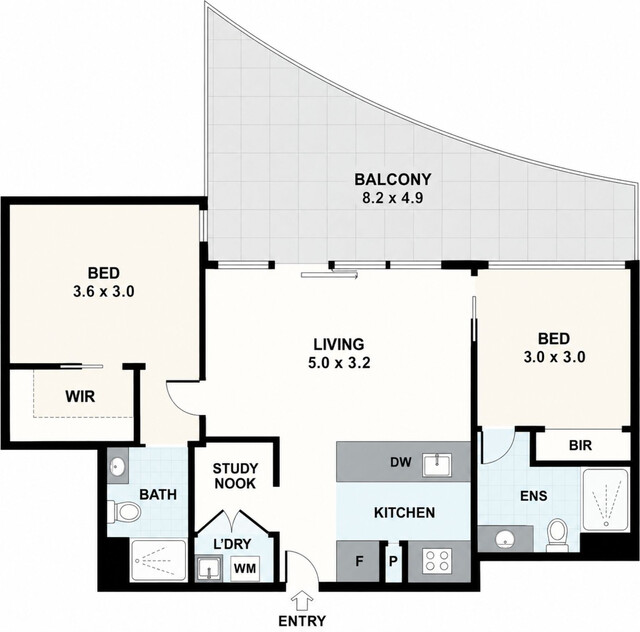 Lifestyle living in Award-Winning Hedgeley Apartments floor plan