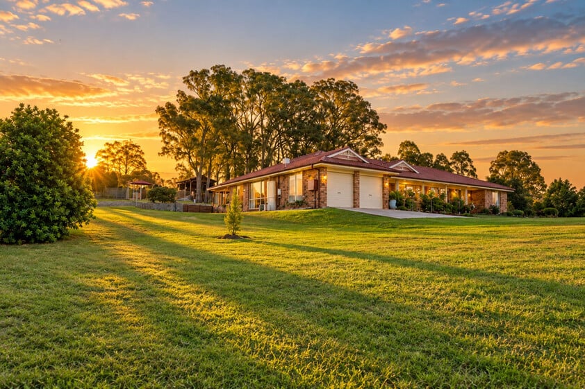 Exceptional 21.88-Acre Country Estate with Pool, Tennis Court & Extensive Shedding