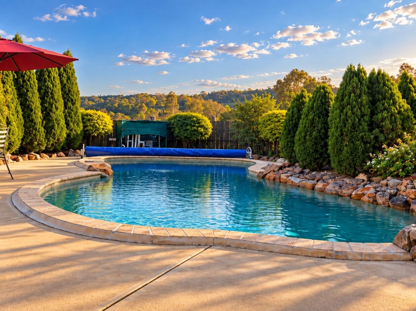 Exceptional 21.88-Acre Country Estate with Pool, Tennis Court & Extensive Shedding