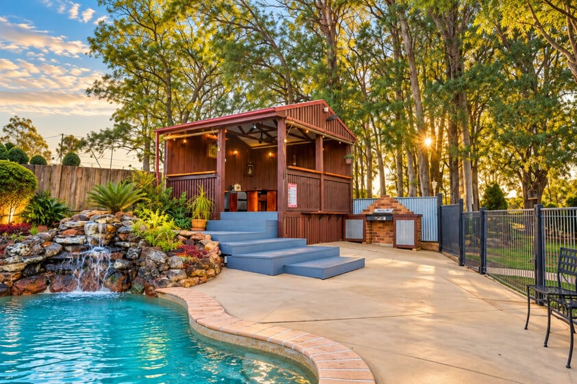 Exceptional 21.88-Acre Country Estate with Pool, Tennis Court & Extensive Shedding