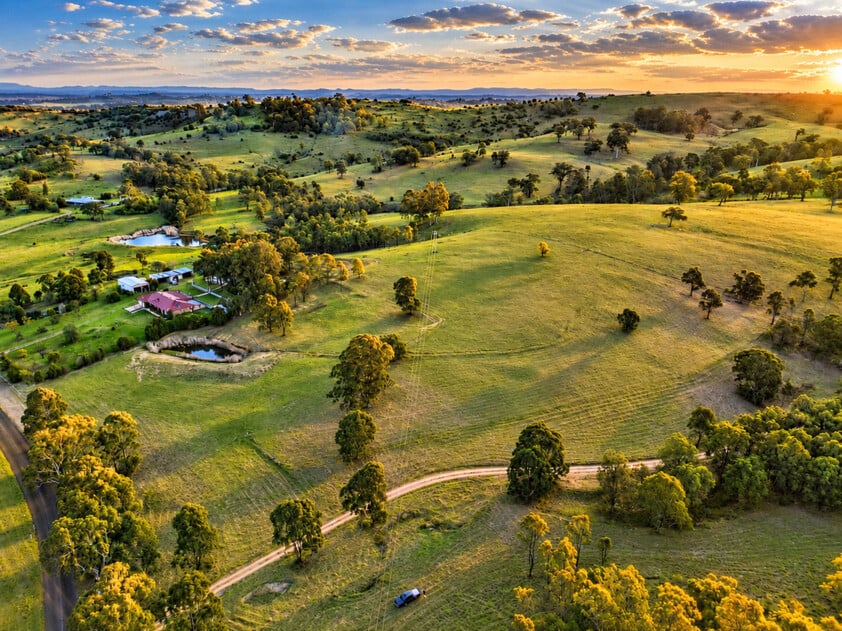 Exceptional 21.88-Acre Country Estate with Pool, Tennis Court & Extensive Shedding