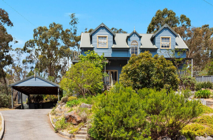 Unique character home nestled in nature
