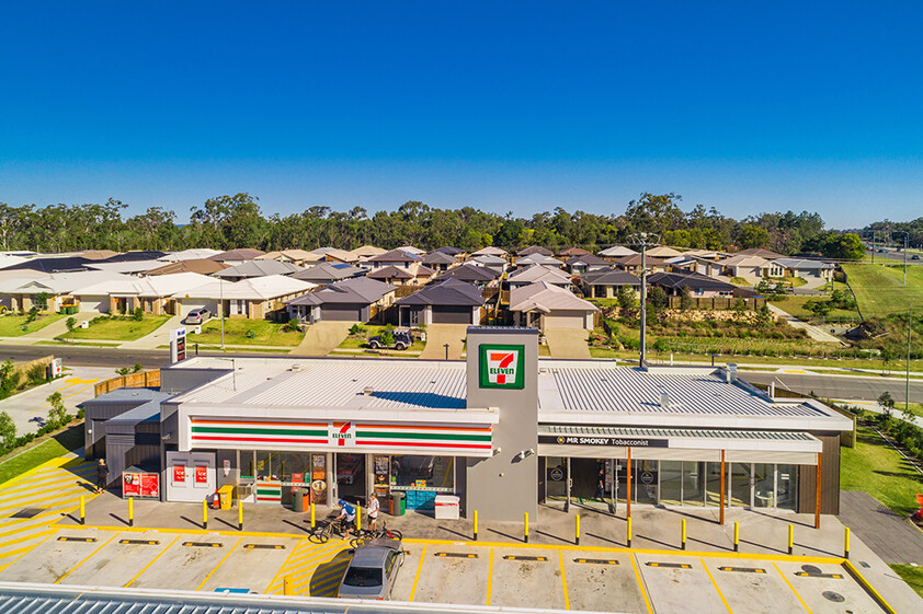 A brand-new shopfront in a suburb that has doubled in five years.
