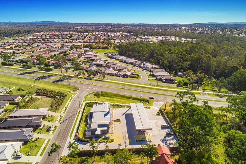 A brand-new shopfront in a suburb that has doubled in five years.