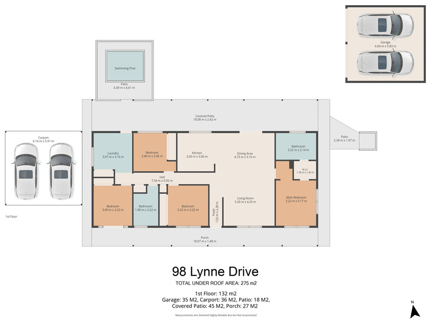 Private 5 acre Lifestyle Property with Pool, Shed & Excellent Infrastructure floor plan