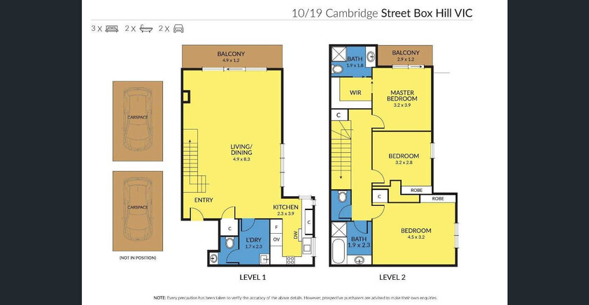 Modern 3-Bedroom Unit with Open Living in a Prime Location floor plan
