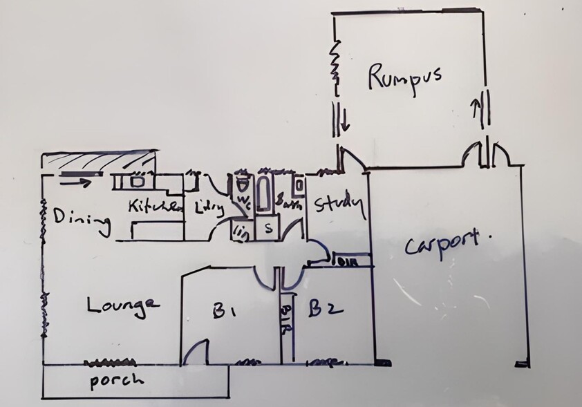 Country Cottage north of Gundaroo floor plan