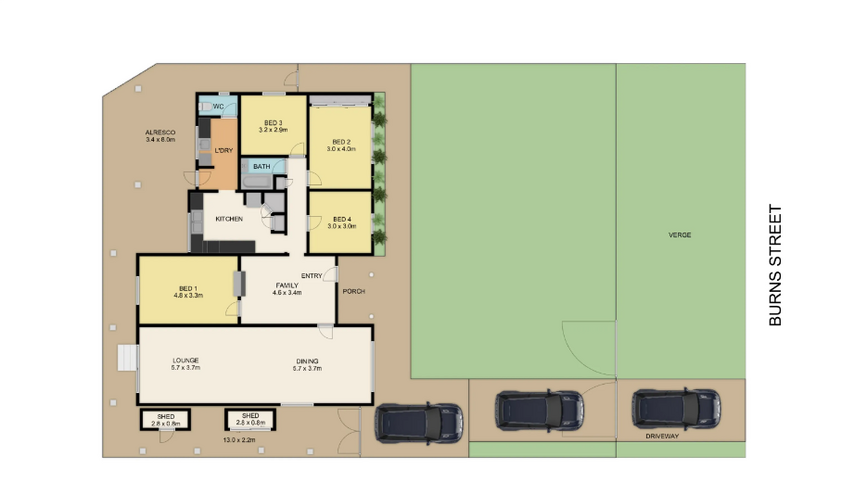 Fully furnished - close to city & airport