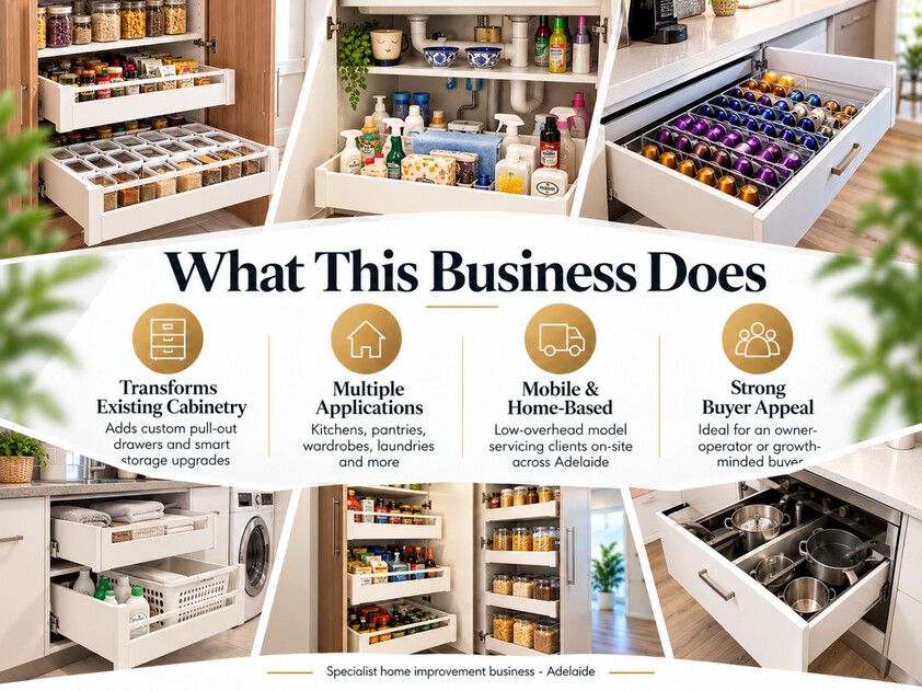 Highly Profitable Mobile Kitchen & Storage Upgrade Business