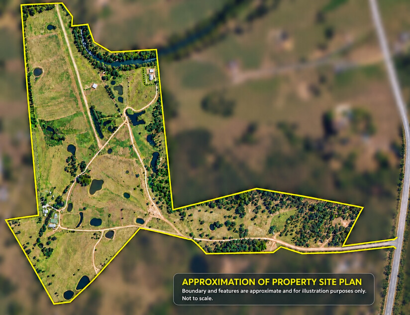 Rare 265-Acre Commercial Holding with Major Workshop, Airstrip & Dual Residences floor plan