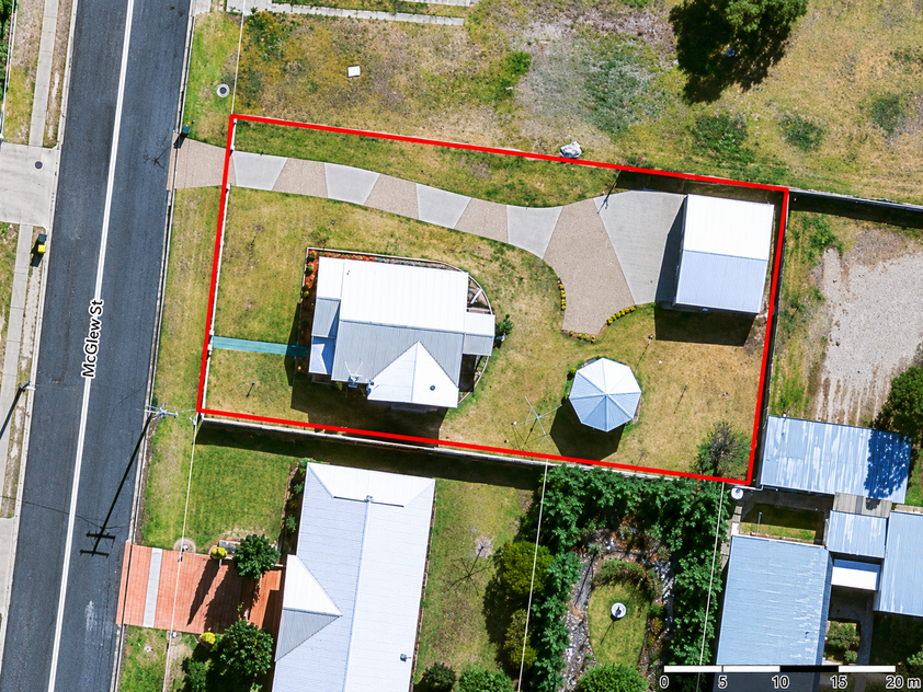 Solid home on large block, close to all town amenities